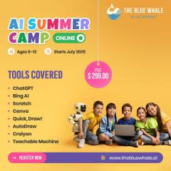 The Blue Whale AI Academy Launches, Online AI Summer Camp For Students