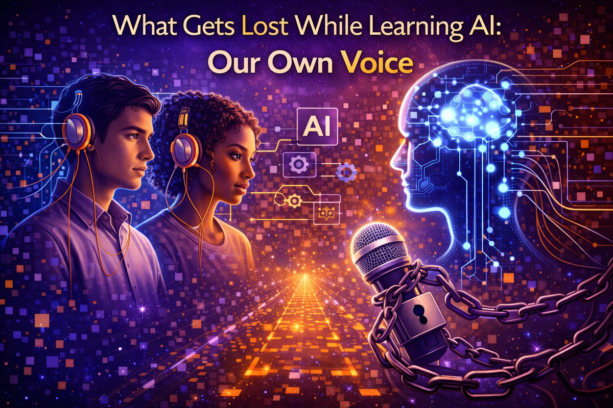 What Gets Lost While Learning AI. Our Own Voice