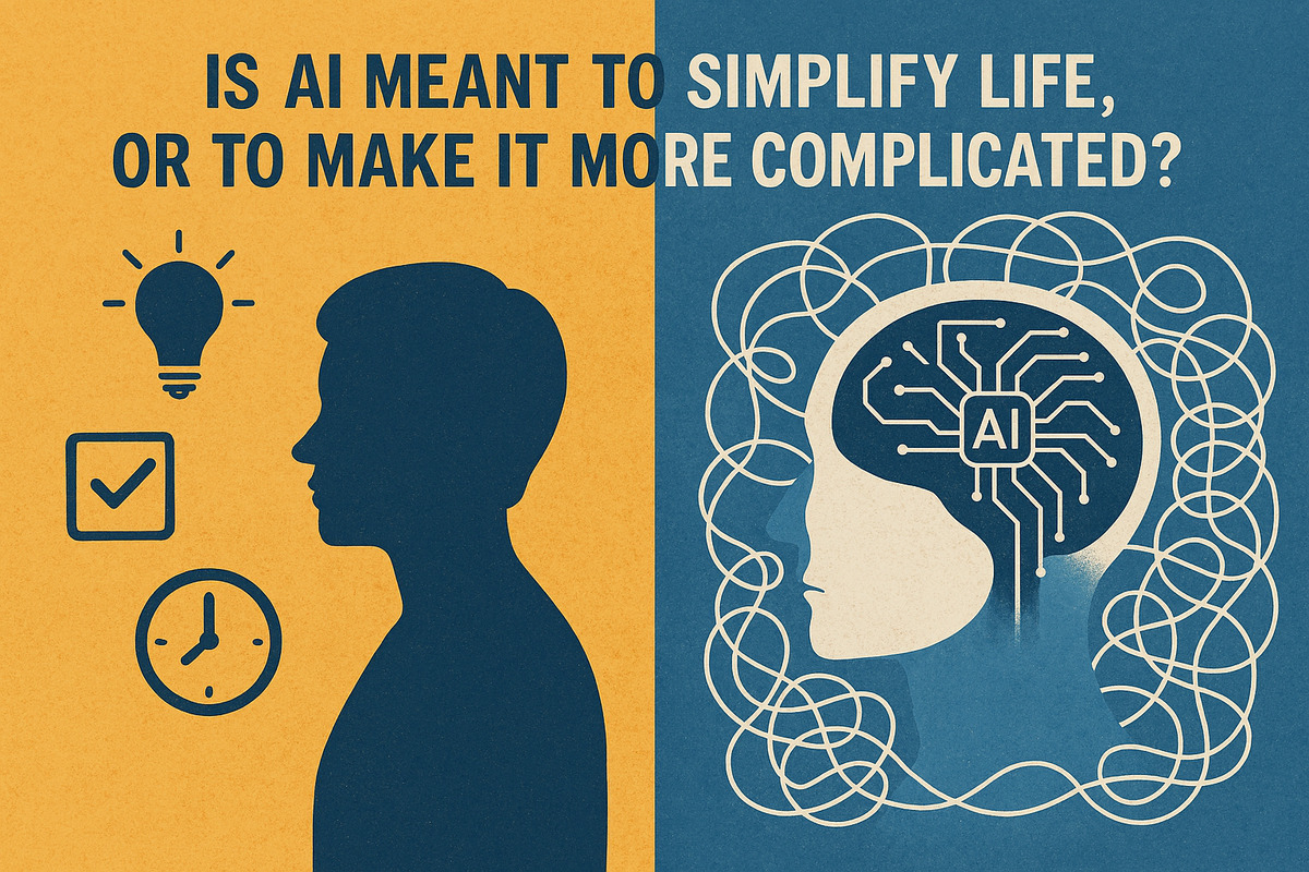Is AI Meant To Simplify Life, Or To Make It More Complicated?
